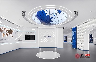 合肥經(jīng)開區(qū)科技展廳設計裝修案例